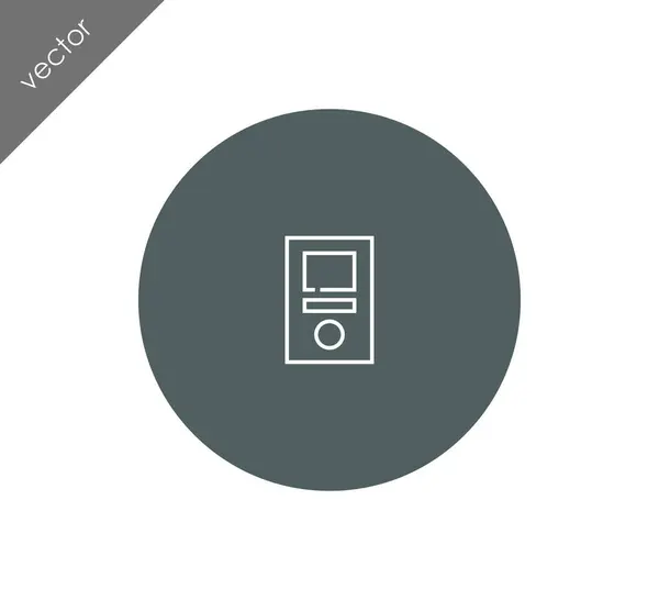 Desktop computer icon — Stock Vector