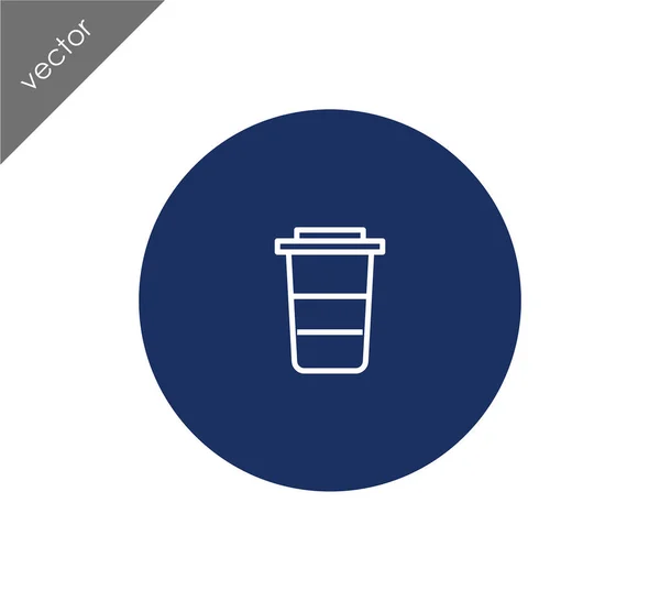 Tasse de café icône — Image vectorielle