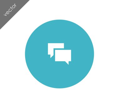 konuşma balonları simgesi 