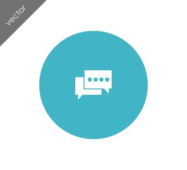 konuşma balonları simgesi 