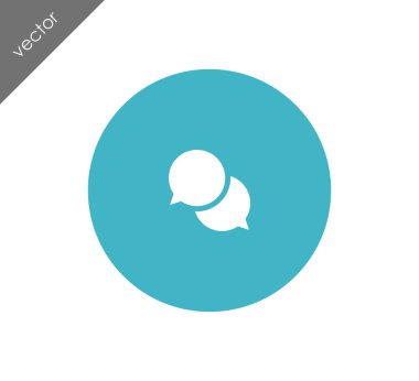 konuşma balonları simgesi 