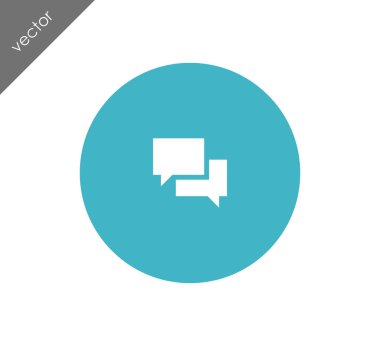 konuşma balonları simgesi 