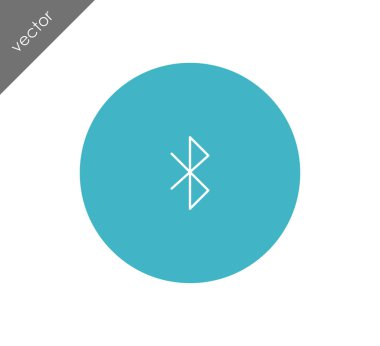 basit bluetooth simgesini