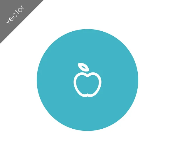Icono simle de Apple — Vector de stock