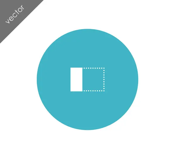 Icono web simple — Vector de stock