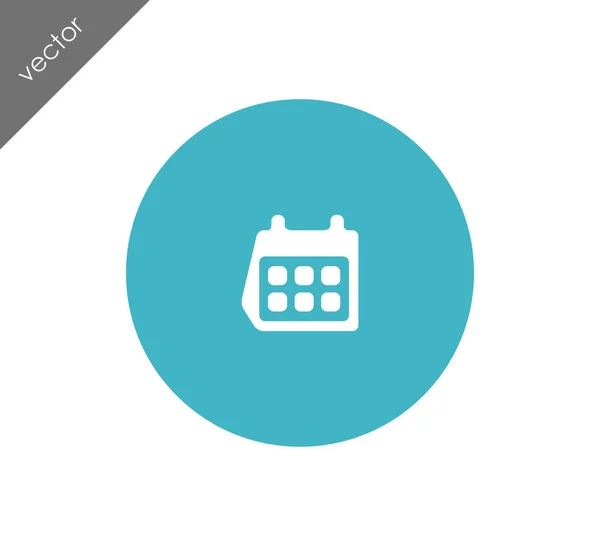 Calendar flat icon — Stock Vector