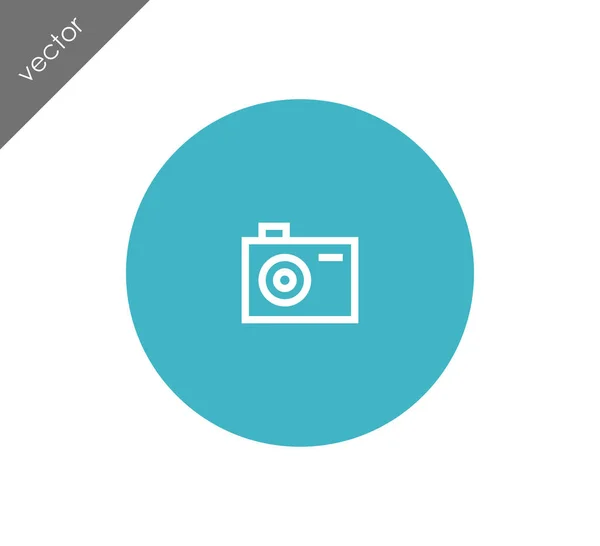 Icono de cámara fotográfica — Archivo Imágenes Vectoriales