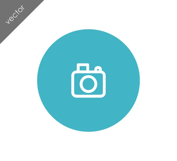 Icono de cámara fotográfica — Vector de stock