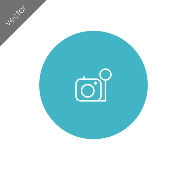 Photo camera icon — Stock Vector