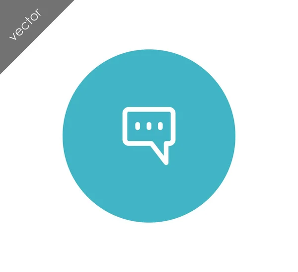 Talking bubble icon — Stock Vector