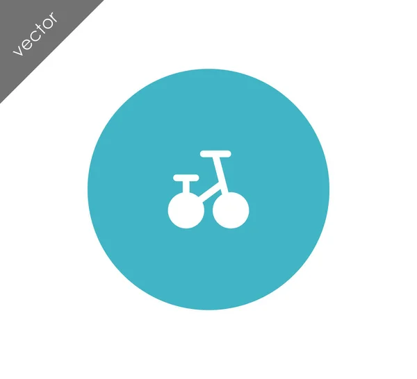Bicycle simple icon — Stock Vector