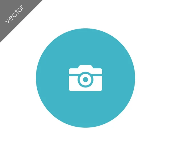 Foto camera pictogram — Stockvector