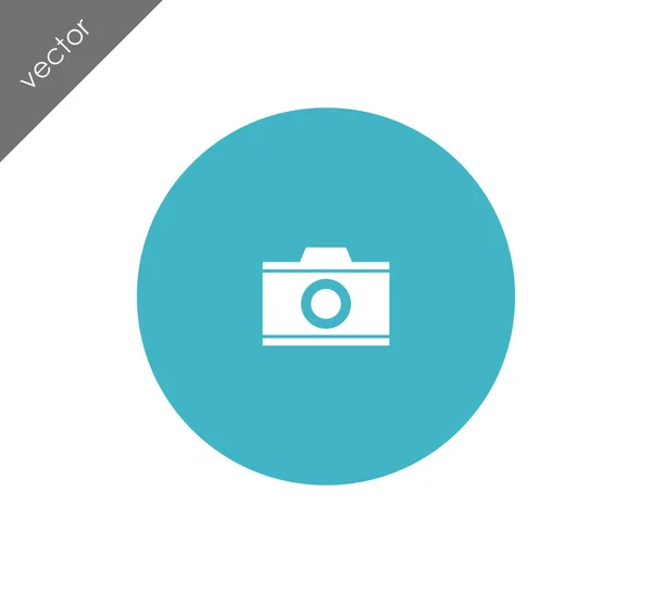 Icono de cámara fotográfica — Vector de stock