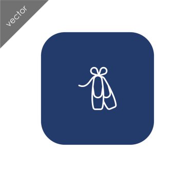 Bale ayakkabıları simgesi