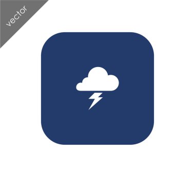 Yıldırım bulut simgesi