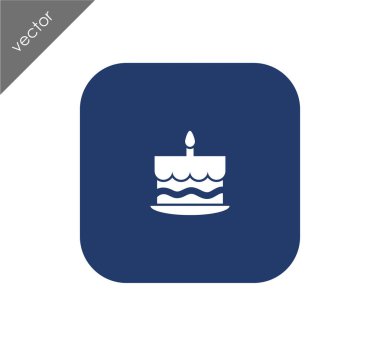 doğum günü pastası simgesi