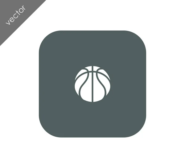 Design der Basketball-Ikone — Stockvektor