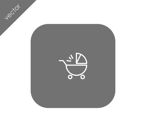 Návrh baby ikony — Stockový vektor