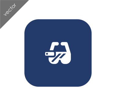 3d gözlük illüstrasyonu