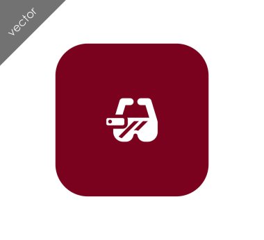 3d gözlük illüstrasyonu