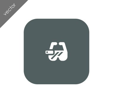 3d gözlük illüstrasyonu