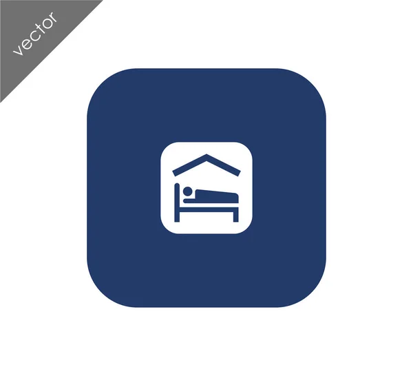 Design of hotel icon — Stock Vector