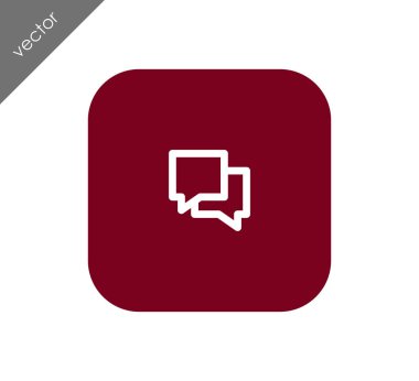 Sosyal sohbet simgesi 