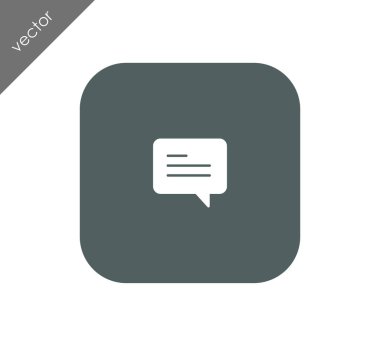 Metin balonu simgesinin