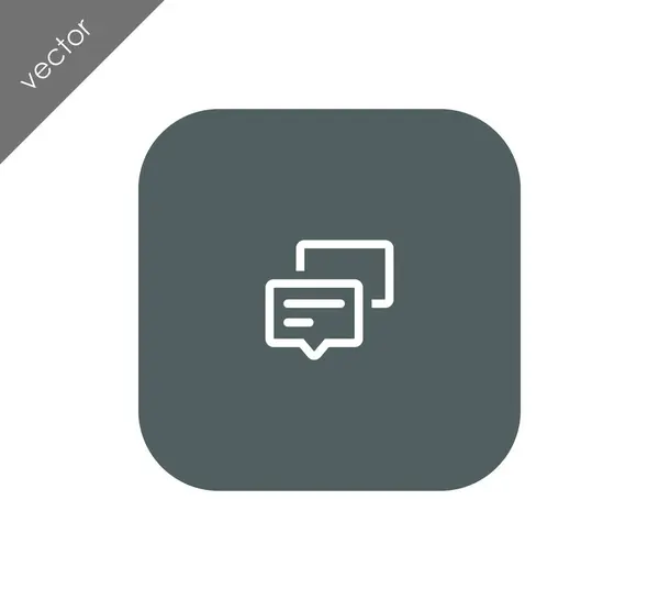 Design do ícone Texting — Vetor de Stock