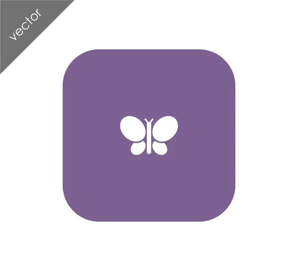 Ícone da web borboleta —  Vetores de Stock