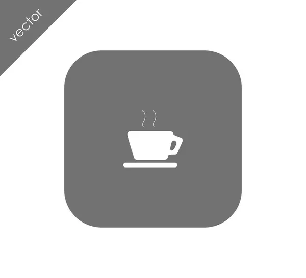 Ikona filiżanki kawy — Wektor stockowy