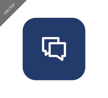 Sosyal sohbet simgesi 