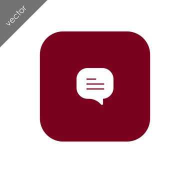 Metin balonu simgesinin