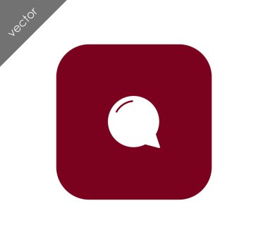 Düşünce balonu simgesinin