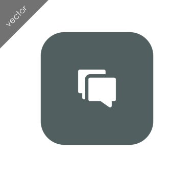 Sosyal sohbet simgesi 