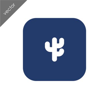 Kaktüs simge tasarım