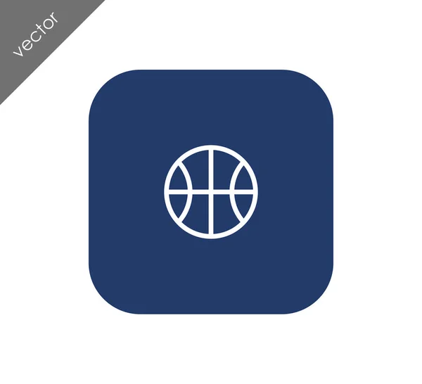 Basketball icon illustration — Stock Vector
