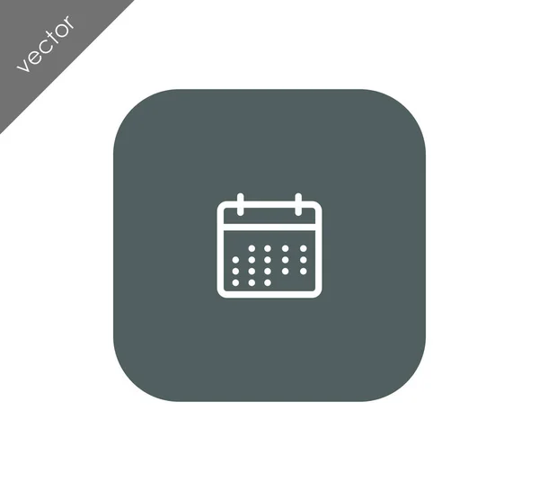 Calendar icon illustration — Stock Vector