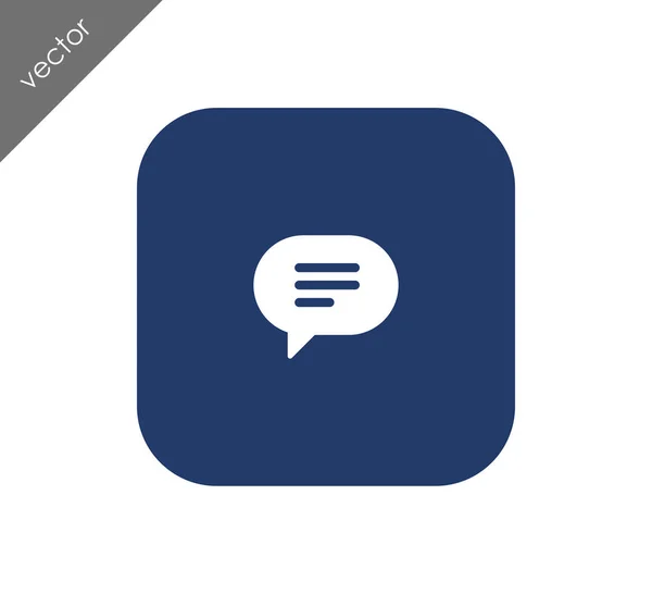 Chat icon. Comment icon. — Stock Vector