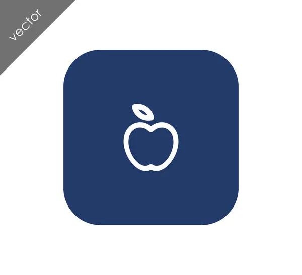 Icono simle de Apple — Vector de stock