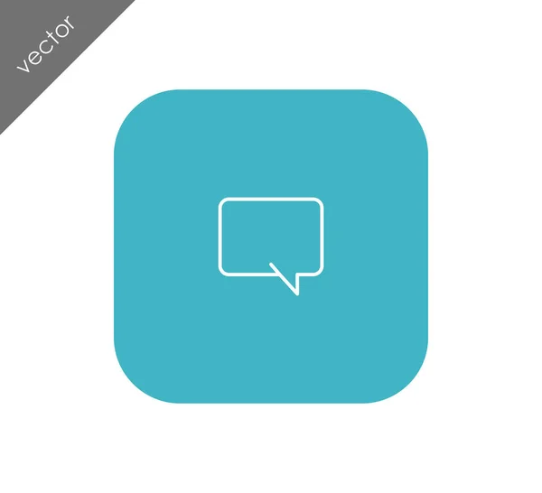 Icona web chat — Vettoriale Stock