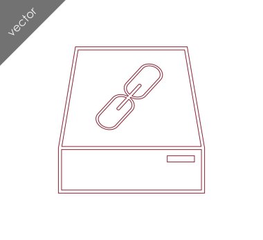 dış sabit sürücü simgesi