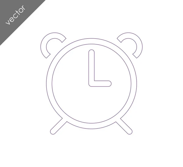 Ébresztőóra ikonja — Stock Vector