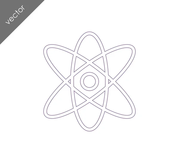Наука atom значок — стоковий вектор