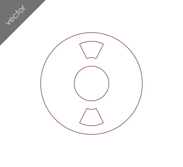 Cd-Symbol-Illustration — Stockvektor