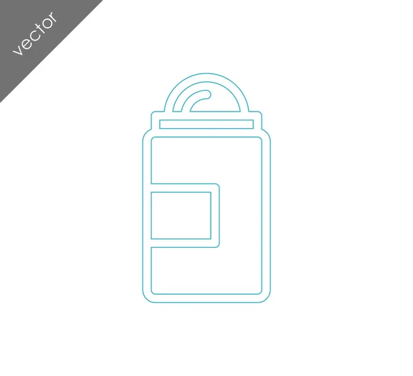 Ontwerp van fles pictogram — Stockvector