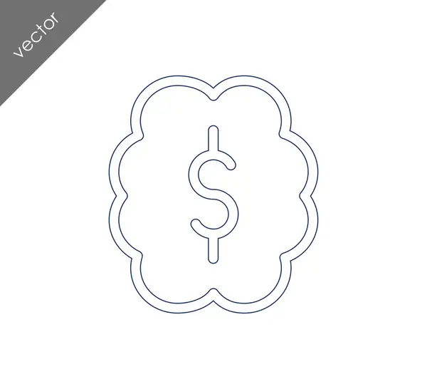 Dollar sign icon — Stock Vector