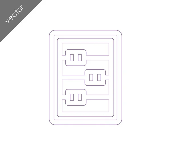 Plochá ikona Abacus — Stockový vektor