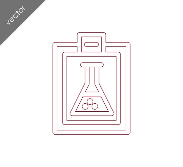 Icono del tubo de ensayo — Vector de stock