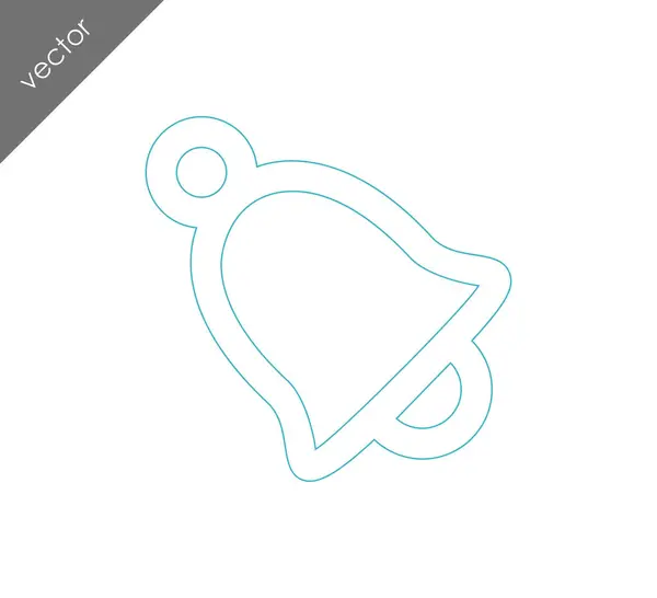 Waarschuwing belpictogram — Stockvector